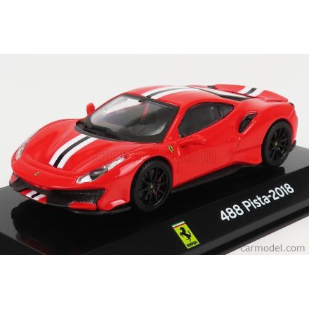 EDICOLA FERRARI 488 PISTA 2018 - CON VETRINA - WITH SHOWCASE
