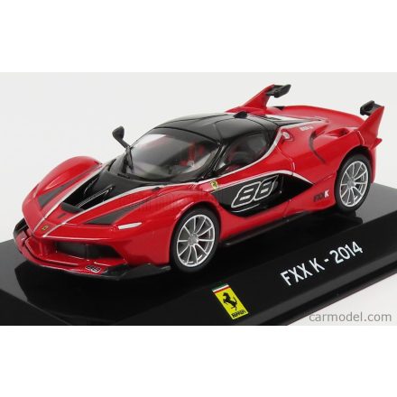 EDICOLA FERRARI FXX-K N 88 2014 - CON VETRINA - WITH SHOWCASE