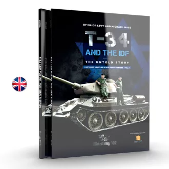   AK Interactive - T-34 AND THE IDF. THE UNTOLD STORY (MICHAEL MASS) könyv