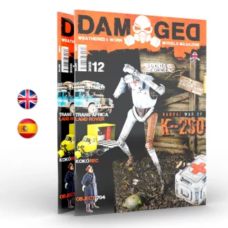   AK Interactive - DAMAGED, Worn and Weathered Models Magazine - 12 (English) magazin
