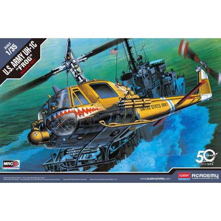 Academy Bell UH-1C Frog (Huey) US Army makett