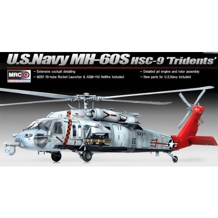 Academy U.S.Navy MH-60S HSC-9 'Tridents' makett