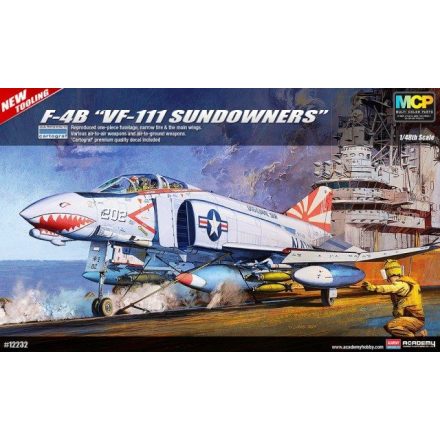 Academy F-4B Phantom II 'VF-111 Sundowners' makett
