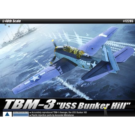Academy TBM-3 USS Bunker Hill makett