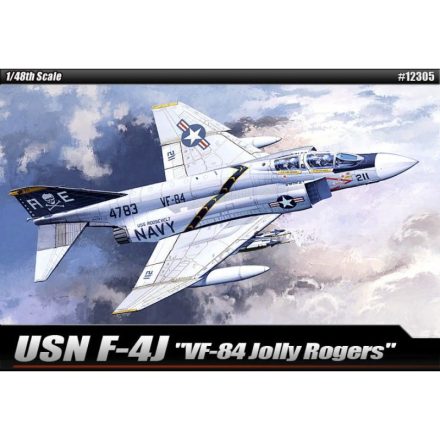 Academy McDonnell F-4J Phantom VF-84 Jolly Rogers makett