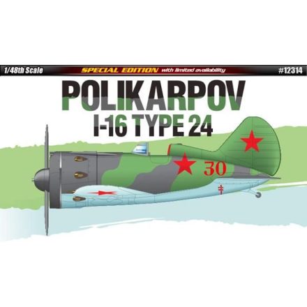 Academy Polikarpov I-16 Type 24 makett