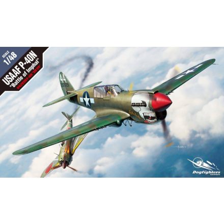 Academy Curtiss P-40N Warhawk "Battle of Imphal" makett