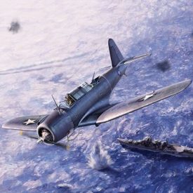 Academy USN SB2U-3 Battle of Midway makett