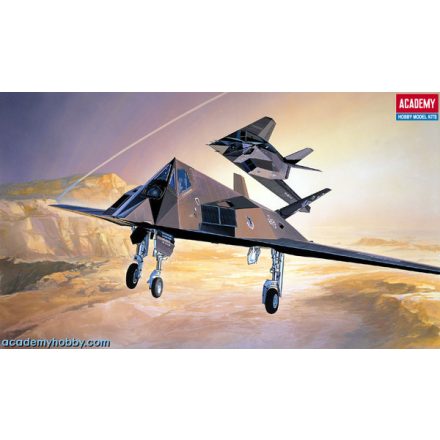 Academy Lockheed F-117A Stealth Fighter makett