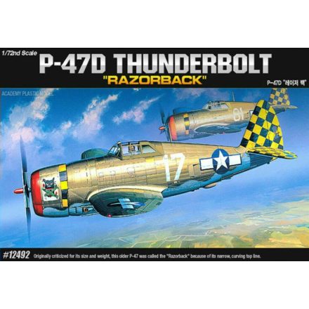 Academy P-47D Thunderbolt Razorback makett