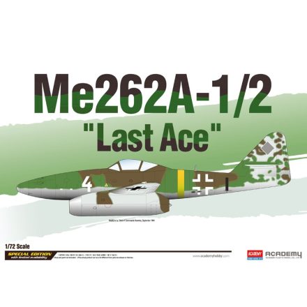Academy Messerschmitt Me-262A-1/2 "Last Ace" makett