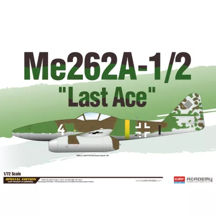 Academy Messerschmitt Me-262A-1/2 "Last Ace" makett