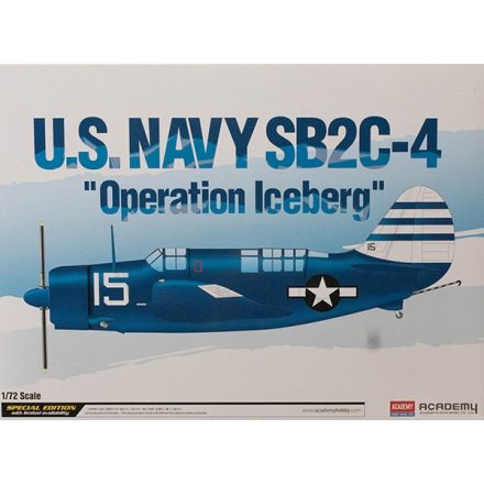Academy US Navy Curtiss SB2C-4 Helldiver "Operation Iceberg" makett