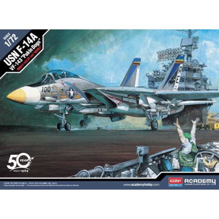 Academy Grumman F-14A Tomcat VF-143 Pukin' Dogs makett