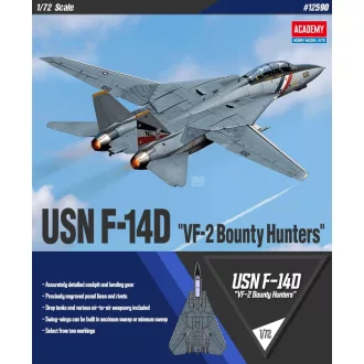 Academy USN F-14D VF-2 Bounty Hunters makett