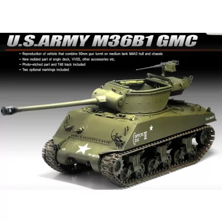 Academy M36B1 Tank Destroyer makett