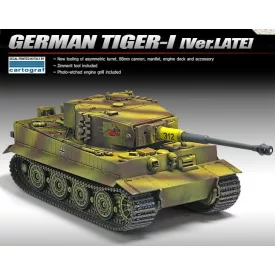 Academy Tiger I Late Version makett