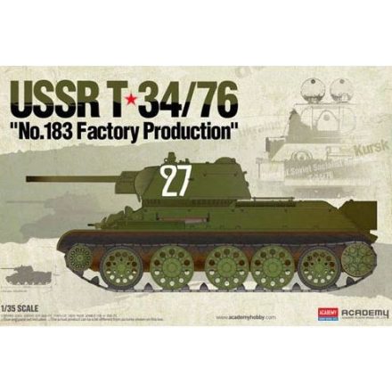 Academy T-34/76 No.183 Factory Production makett