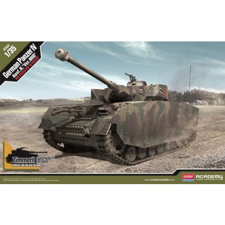 Academy Panzer IV Ausf.H Mid. with Zimmerit makett