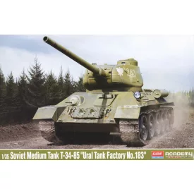 Academy No.183 Factory Late Production T-34/85 makett
