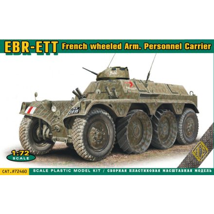 ACE Model EBR-ETT French wheeled Army. Personnel Carrier makett