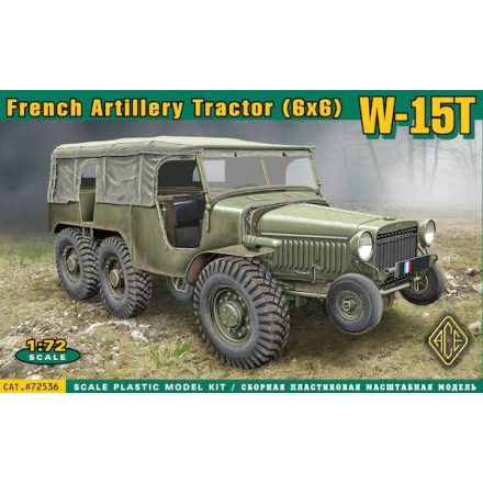 Ace Model W-15T French WWII 6x6 artillery tractor makett