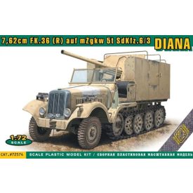   ACE 7,62cm FK.36 (R) auf mZgkw 5t "Diana" Sd.Kfz. 6/3 makett