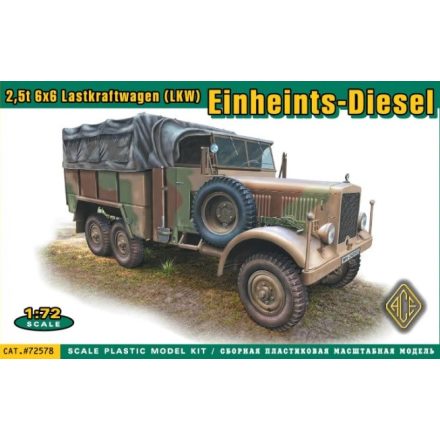ACE 2,5t 6x6 Lastkraftwagen (LKW) Einheints-Diesel makett