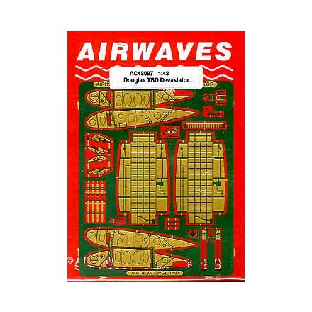Airwaves Douglas TBD-1 'Devastator' wingfold, cockpit etc (Monogram, Revell)