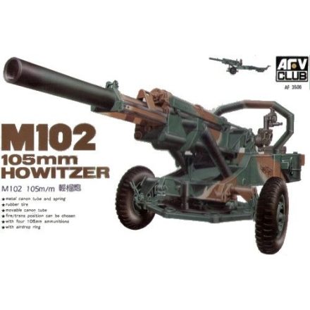 AFV Club M102 105mm Howitzer makett