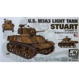 AFV Club U.S. M3A3 Light Tank Stuart (Stuart V) makett