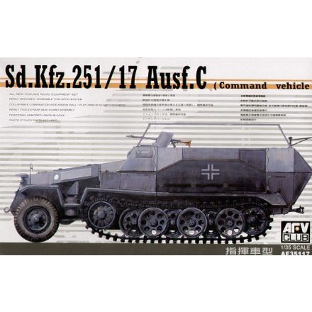 AFV Club SDKFZ 251/17 COMMAND makett