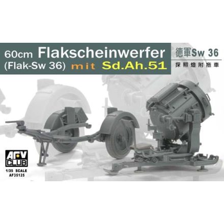 AFV Club 60cm Flakscheinwerfer Flak-Sw 36 mit Sd.Ah.51