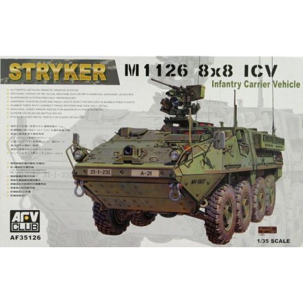 AFV Club Stryker M1126 Infantry Carrier makett