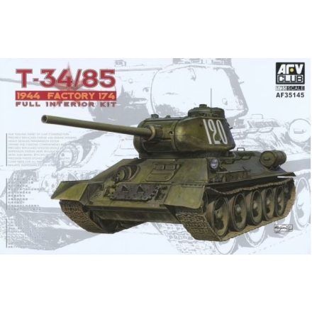 AFV Club T-34/85 Model 1944/1945 Factory No.174 w/ Interior makett