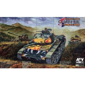 AFV Club M24 Chafee tank Korea war vision makett
