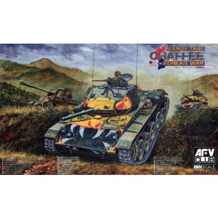 AFV Club M24 Chafee tank Korea war vision makett