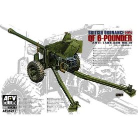 AFV Club British Mk.4 6pdr Anti-tank Gun makett