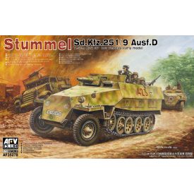 AFV Club Stummel Sd.Kfz.251/9 Ausf.D 7,5cm KwK37 makett