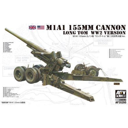 AFV Club M1A1 155mm Cannon "Long Tom" makett