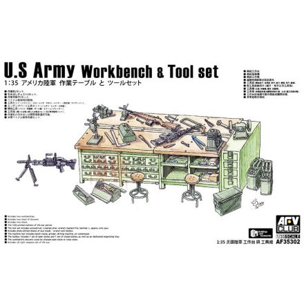 AFV Club U.S Army Workbench & Tool set