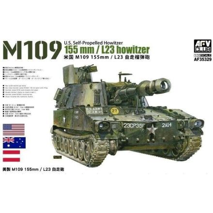 AFV Club U.S. M109 155mm L23 howitzer makett
