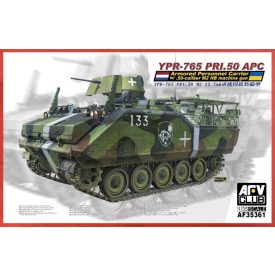   AFV Club YPR-765 PRI.50 APC w/ .50-caliber M2 HB machine gun makett