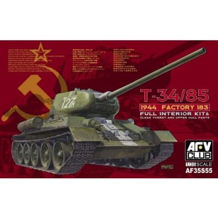 AFV Club T-34/85 Model 1944 Factory 183 Special Edition makett