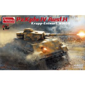 Amusing Hobby Panzer IV Ausf.H Krupp Entwurf W1466 makett