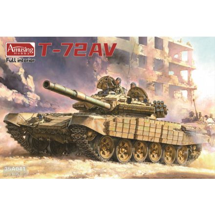 Amusing Hobby T-72 AV Full Interior makett