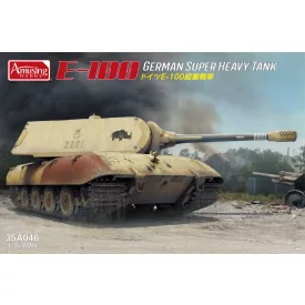 Amusing Hobby E-100 w/Maus turret makett