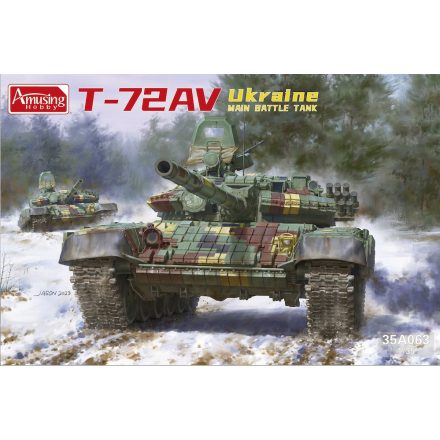 Amusing Hobby Ukraine T-72AV Main Battle Tank makett