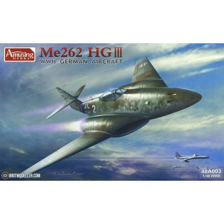 Amusing Hobby Messerschmit Me 262 HGIII makett
