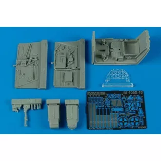   Aires Bf 109G-10 Cockpit Set für Hasegawa Bausatz cockpit készlet